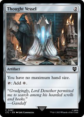 Thought Vessel card from Commander: The Lord of the Rings: Tales of Middle-earth