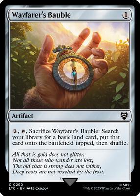 Wayfarer's Bauble card from Commander: The Lord of the Rings: Tales of Middle-earth
