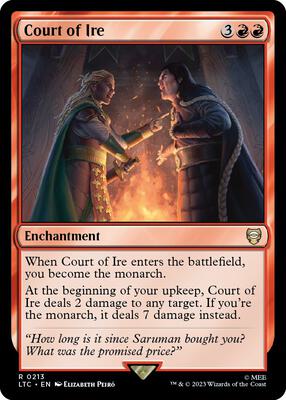 Court of Ire card from Commander: The Lord of the Rings: Tales of Middle-earth