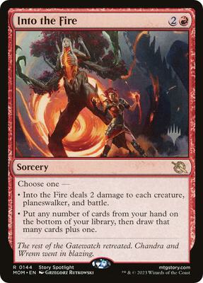 Into the Fire card from Promo Pack: March of the Machine