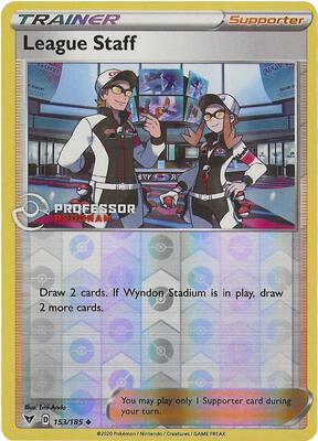 League Staff card from Professor Program Promos