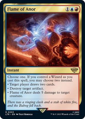 Flame of Anor card from Universes Beyond: The Lord of the Rings: Tales of Middle-earth