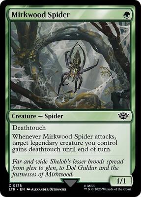 Mirkwood Spider card from Universes Beyond: The Lord of the Rings: Tales of Middle-earth
