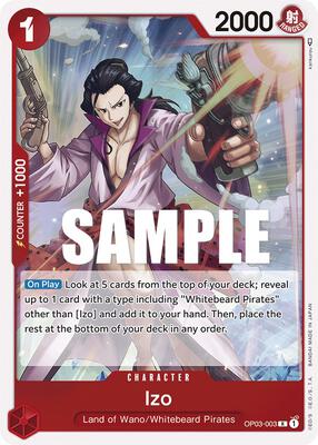Izo card from Pillars of Strength