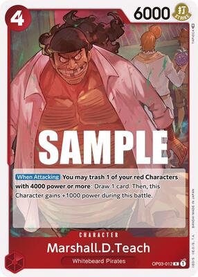 Marshall.D.Teach card from Pillars of Strength