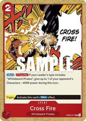 Cross Fire card from Pillars of Strength