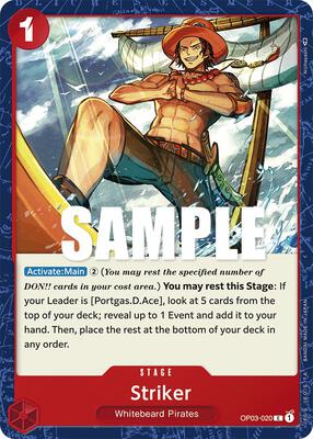 Striker card from Pillars of Strength