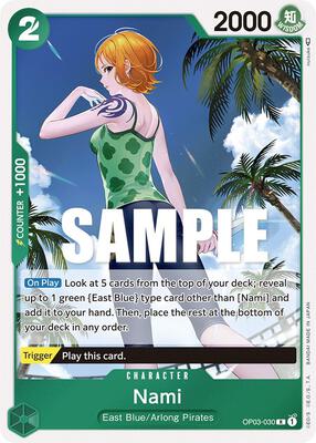 Nami (030) card from Pillars of Strength