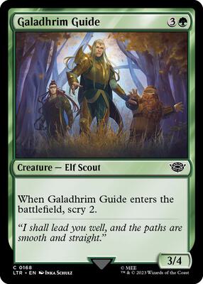 Galadhrim Guide card from Universes Beyond: The Lord of the Rings: Tales of Middle-earth