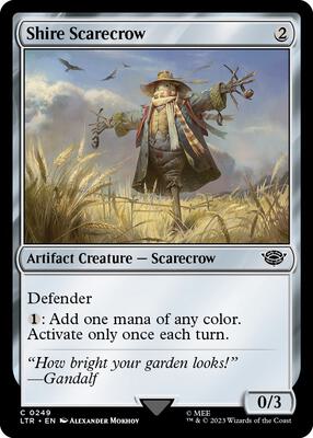 Shire Scarecrow card from Universes Beyond: The Lord of the Rings: Tales of Middle-earth