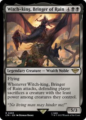 Witch-king, Bringer of Ruin card from Universes Beyond: The Lord of the Rings: Tales of Middle-earth