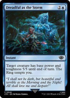 Dreadful as the Storm card from Universes Beyond: The Lord of the Rings: Tales of Middle-earth