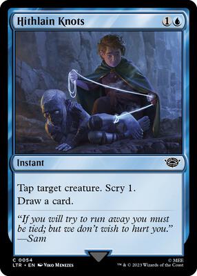 Hithlain Knots card from Universes Beyond: The Lord of the Rings: Tales of Middle-earth