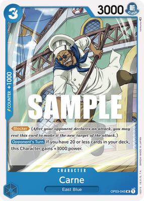 Carne card from Pillars of Strength