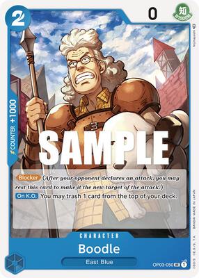 Boodle card from Pillars of Strength