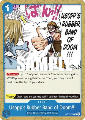 Usopp's Rubber Band of Doom!!! card from Pillars of Strength
