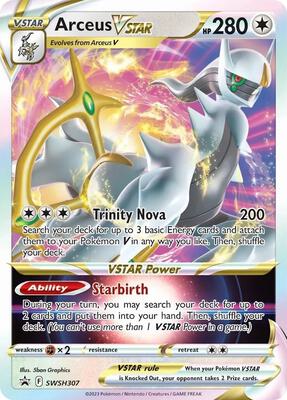 Arceus VSTAR - SWSH307 card from SWSH: Sword & Shield Promo Cards