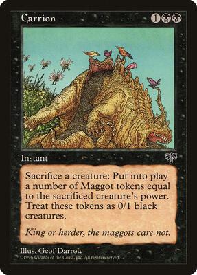 Carrion card from Mirage