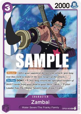Zambai card from Pillars of Strength