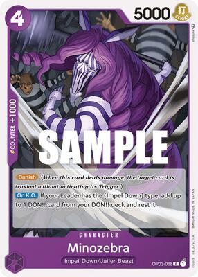 Minozebra card from Pillars of Strength