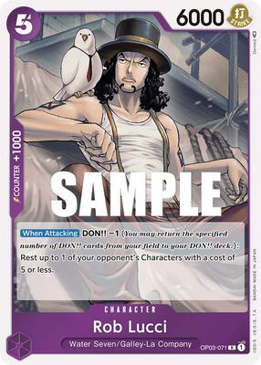 Rob Lucci (071) card from Pillars of Strength