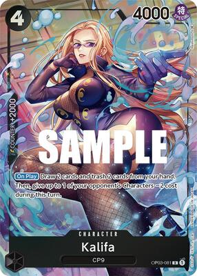 Kalifa (081) (Alternate Art) card from Pillars of Strength