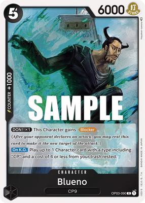 Blueno card from Pillars of Strength