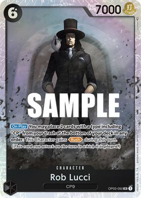 Rob Lucci (092) card from Pillars of Strength