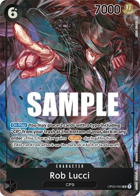 Rob Lucci (092) (Alternate Art) card from Pillars of Strength