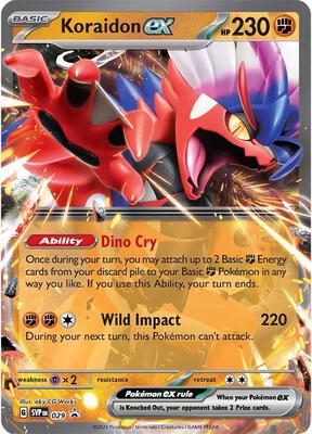 Koraidon ex - 029 card from SV: Scarlet & Violet Promo Cards