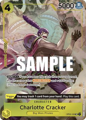 Charlotte Cracker (Alternate Art) card from Pillars of Strength