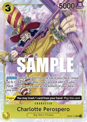 Charlotte Perospero card from Pillars of Strength