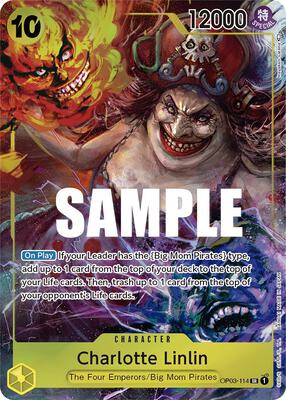 Charlotte Linlin (114) (Alternate Art) card from Pillars of Strength