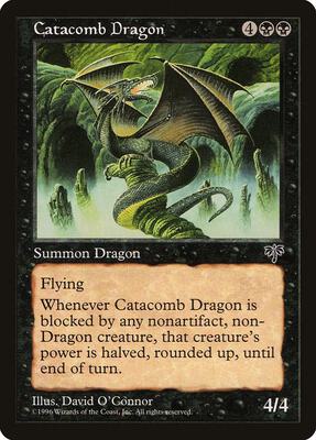 Catacomb Dragon card from Mirage