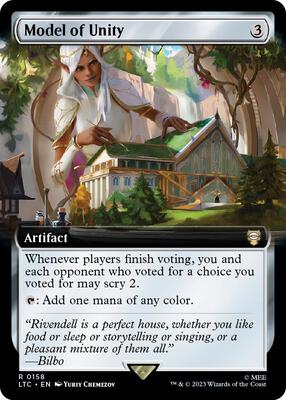 Model of Unity (Extended Art) card from Commander: The Lord of the Rings: Tales of Middle-earth