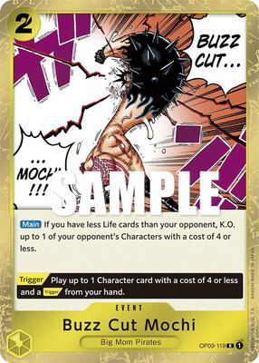 Buzz Cut Mochi card from Pillars of Strength