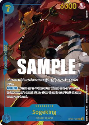 Sogeking (Alternate Art) card from Pillars of Strength