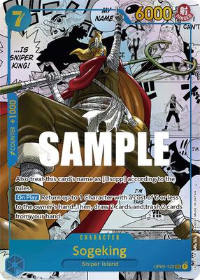 Sogeking (Alternate Art) (Manga) card from Pillars of Strength