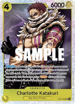 Charlotte Katakuri card from Starter Deck 7: Big Mom Pirates