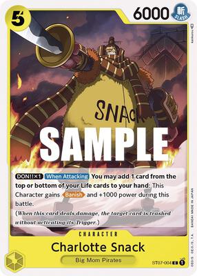 Charlotte Snack card from Starter Deck 7: Big Mom Pirates