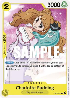Charlotte Pudding card from Starter Deck 7: Big Mom Pirates