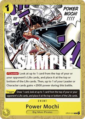 Power Mochi card from Starter Deck 7: Big Mom Pirates