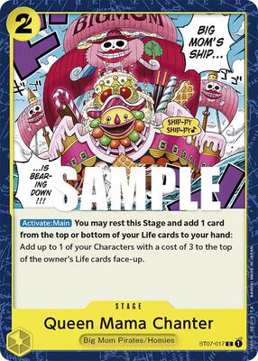Queen Mama Chanter card from Starter Deck 7: Big Mom Pirates