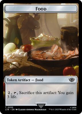 Food Token (0010) card from Universes Beyond: The Lord of the Rings: Tales of Middle-earth