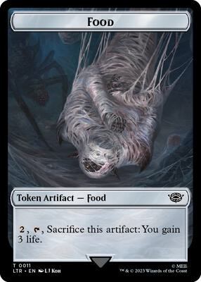 Food Token (0011) card from Universes Beyond: The Lord of the Rings: Tales of Middle-earth