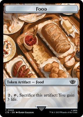 Food Token (0009) card from Universes Beyond: The Lord of the Rings: Tales of Middle-earth