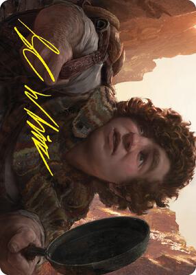 Sam, Loyal Attendant Art Card (Gold-Stamped Signature) card from Art Series: Universes Beyond: The Lord of the Rings: Tales of Middle-earth