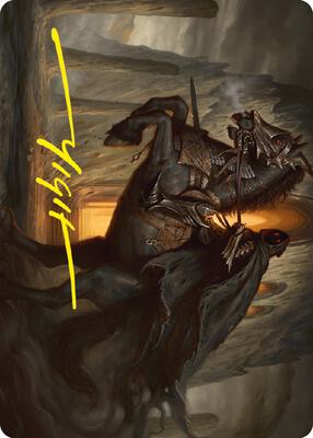 Nazgul Art Card (Gold-Stamped Signature) card from Art Series: Universes Beyond: The Lord of the Rings: Tales of Middle-earth