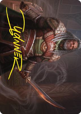 Theoden, King of Rohan Art Card (Gold-Stamped Signature) card from Art Series: Universes Beyond: The Lord of the Rings: Tales of Middle-earth
