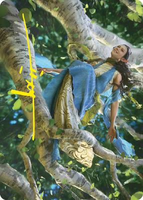 Arwen Undomiel Art Card (Gold-Stamped Signature) card from Art Series: Universes Beyond: The Lord of the Rings: Tales of Middle-earth